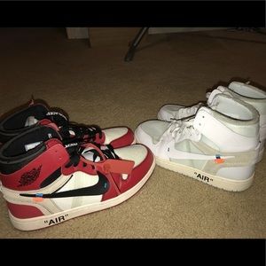 OFF-White 1s Red & White